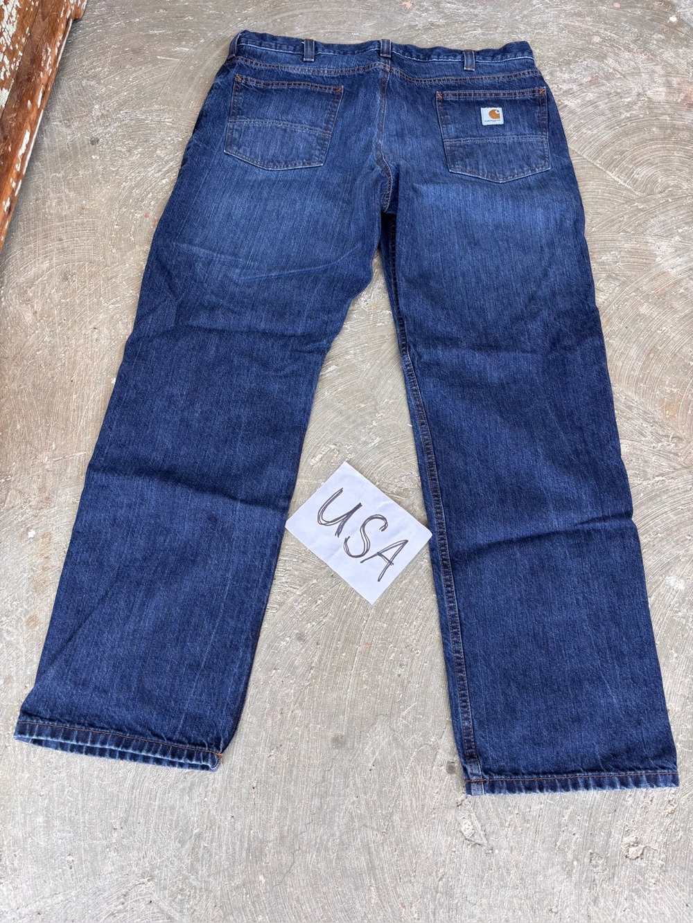 Carhartt Relaxed Fit Straight Leg Workwear Jeans BD5119-M Men’s Size 38x32